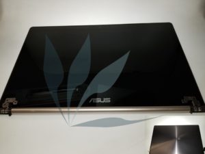 Module écran complet ( dalle LED 15.6 brillante Full HD, capot supérieur écran, plasturgie contour écran, et la vitre tactile) neuf d'origine Asus pour Asus U500VZ