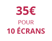 Réduction pour l'achat de 10 écrans